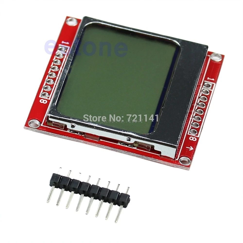 

For Nokia 5110 48*84 48x84 LCD Module White Backlight Adapter PCB