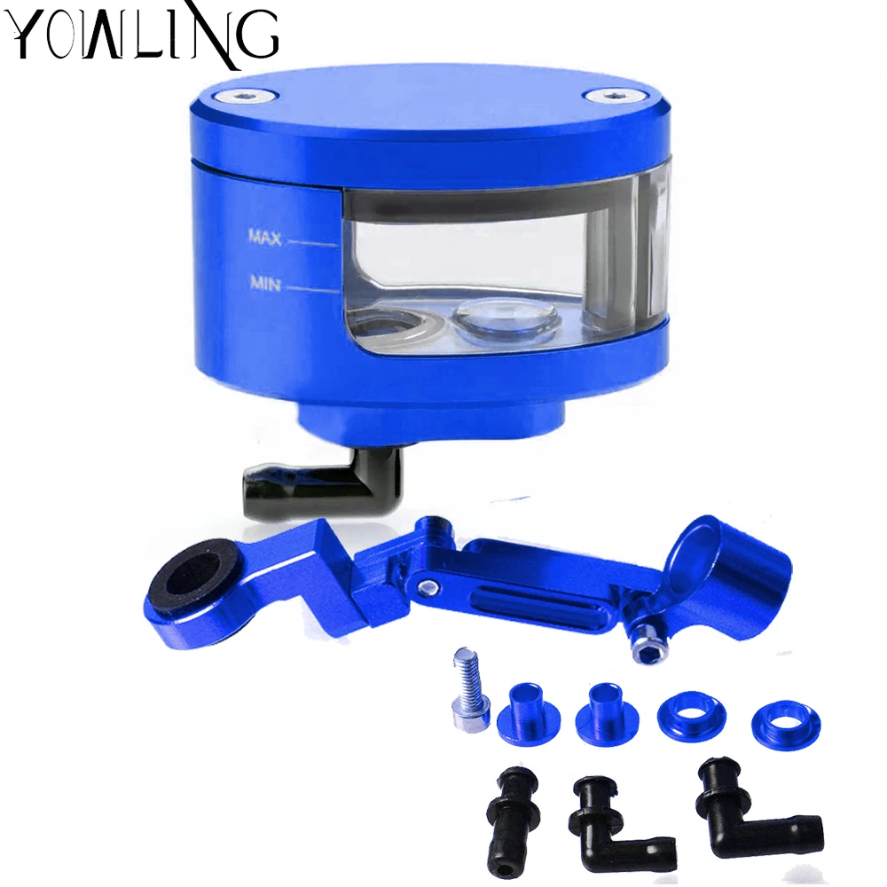 

Universal Motorcycle Brake Fluid Reservoir Tank with Oil mounting kit For SUZUKI HAYABUSA SFV650 GLADIUS SV1000/S TL1000R