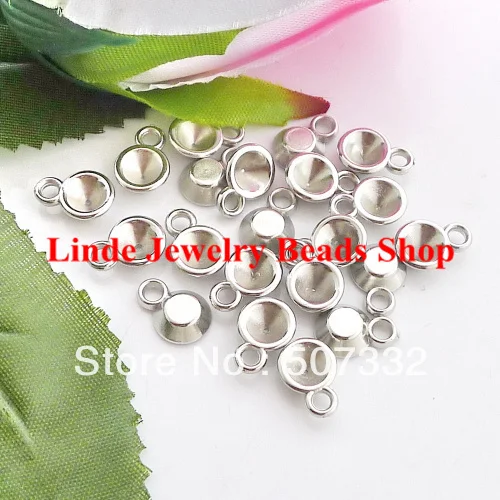 

Free shipping 1000pcs 8mm silver CCB heart beads charm pendant RR040