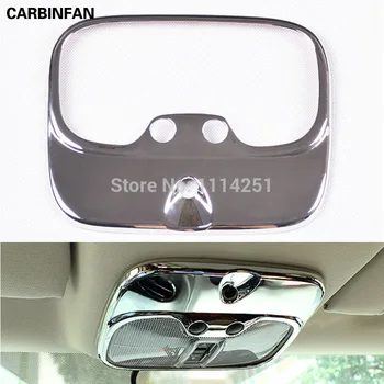 

Free Shipping ABS Chrome trim reading Light lamp covers decoration Sticker for Jeep Compass 2011 2012 2013 2014 auto accessories