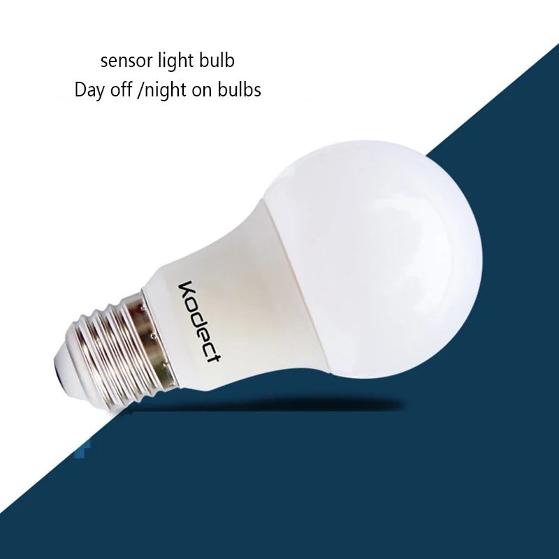 

E27 5/9/12/18W LED Sensor Light Bulb Dusk to Dawn Light Bulbs 85V-265V Day Night Light Automatic On/Off Sensor Lamp Garden