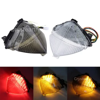 

Motorcycle Clear Smoke Lens LED Integrated Brake Tail Light Turn Signals Taillight For Yamaha YZFR1 YZF-R1 YZF R1 2004 2005 2006