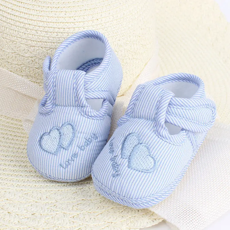 

Casual Newborn Baby Girls Sneakers Bow Non-slip Crib Shoes Soft Sole Prewalker 4-12M