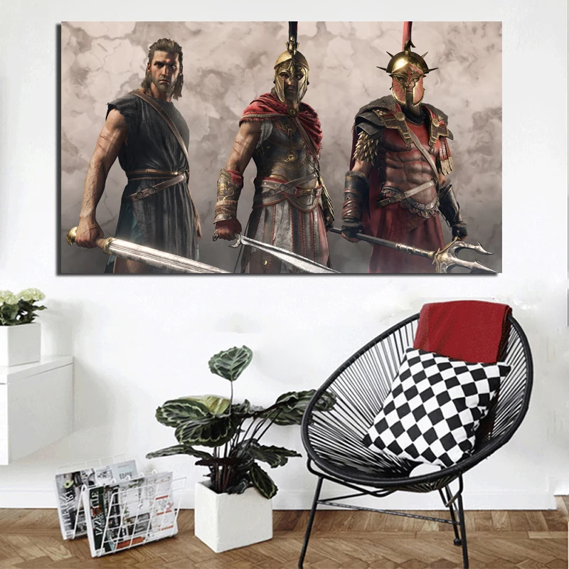 

Assassins Creed Odyssey Spartan Canvas Posters And Prints Canvas Painting Decorative Pictures For Office Living Room Home Decor