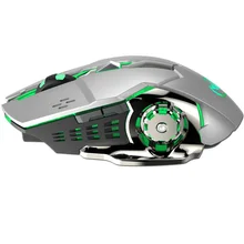 Беспроводная мышь 2,4 ГГц, игровая мышь эргономичного дизайна, игровая мышь 2400 dpi, 6 кнопок, USB мышь для ноутбука, компьютера