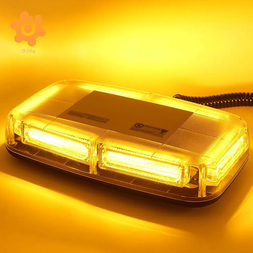 Car Truck Roof Top Emergency Warning Flash LED Strobe Light Magnetic Base