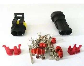 

5sets Waterproof 2 Pin Connector Plug Electrical Car Motorcycle HID