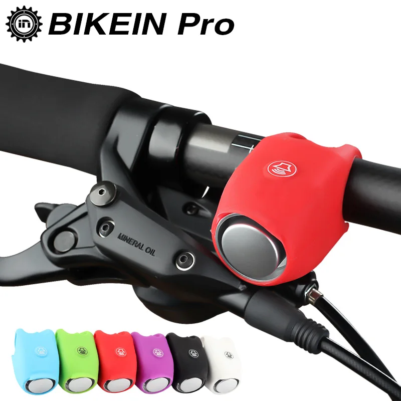 BIKEIN Pro громкий велосипедный колокольчик 6 звуковых режимов сигнальный