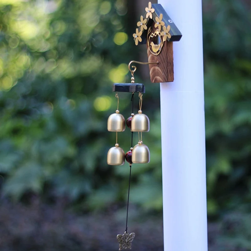 

Love Nest Wind Chimes Antique House Decoration Valentine's Day Luxurious Retro Wall Hanging Decoration Gift Decoration Craft