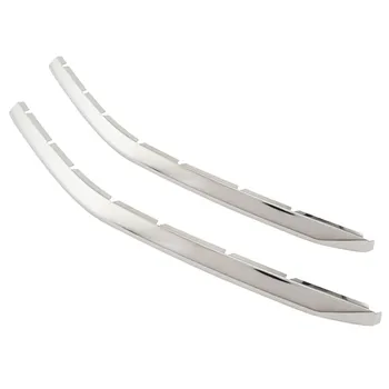 

Car-styling Stainless Steel 2PCS for SKODA KODIAQ 2018 Under front grille Decorative bright strip Trim
