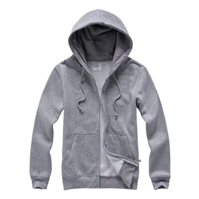 

Hoodies Jackets Men 2019 New Fashion Hoodie Mens Zipper Sweatshirt Male Tracksuit Solid Hip Hop Autumn Thin Coat Cotton Outwear