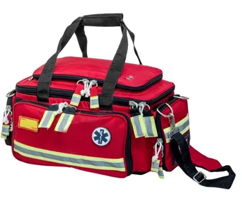 

EXTREME'S Backpacks, red emergency bags for basic life support.