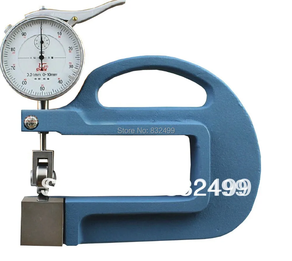 

Dial continuous thickness Gauge for paper ,film, leather (Resolution 0.01MM depth 100mm)