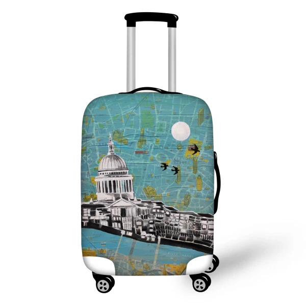 FORUDESIGNS/ дизайн, чемодан для путешествий, чемодан, мешок для хранения, чехол, толстый защитный, 18-30 дюймов, аксессуары для путешествий - Цвет: Z275S