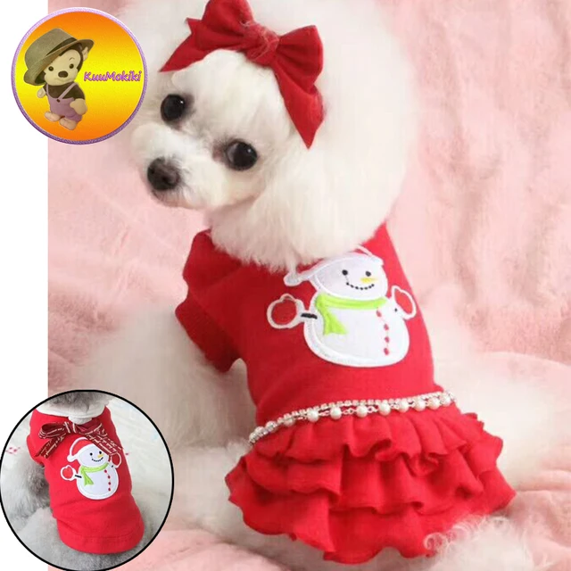 Dog Couple Suit Pet Dress Dresses Dog Pet Clothes Dogs Christmas Dog Couple suit pet dress dresses Dog Pet Clothes dogs Christmas clothing Pet skirt skirts Maltese - Dog Couple Suit Pet Dress Dresses Dog Pet Clothes Dogs Christmas