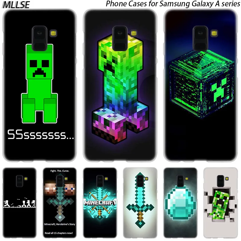 coque samsung a40 minecraft