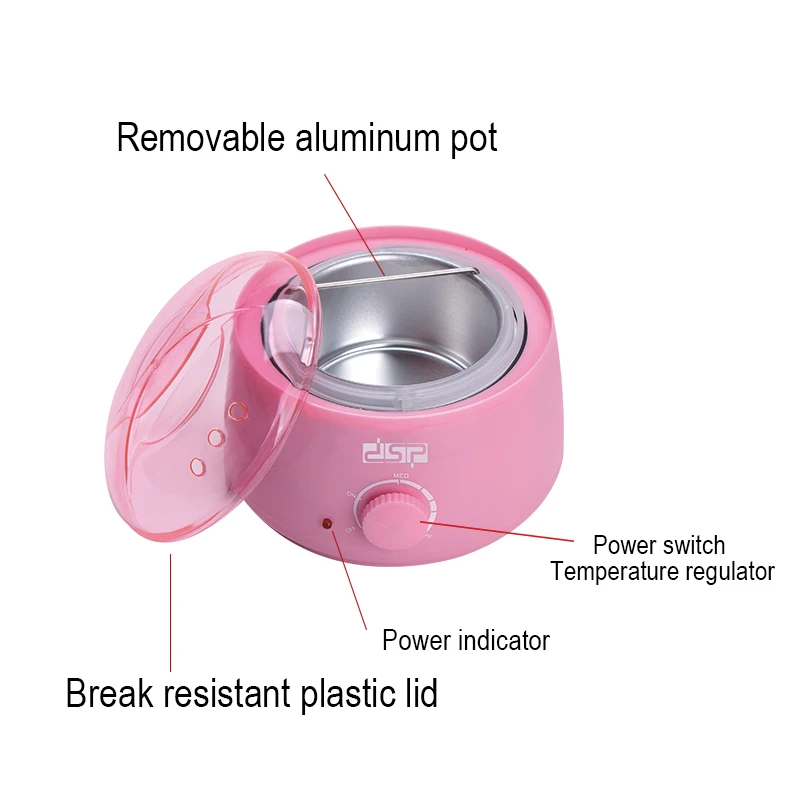 DSP инструмент для удаления волос Эпилятор подогреватель воска Профессиональный мини Спа Ручной Эпилятор парафин машина контроль температуры