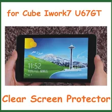 5 шт. прозрачная защитная пленка для экрана Cube Iwork7 U67GT Tablet PC " без розничной упаковки Размер 187,6x108 мм