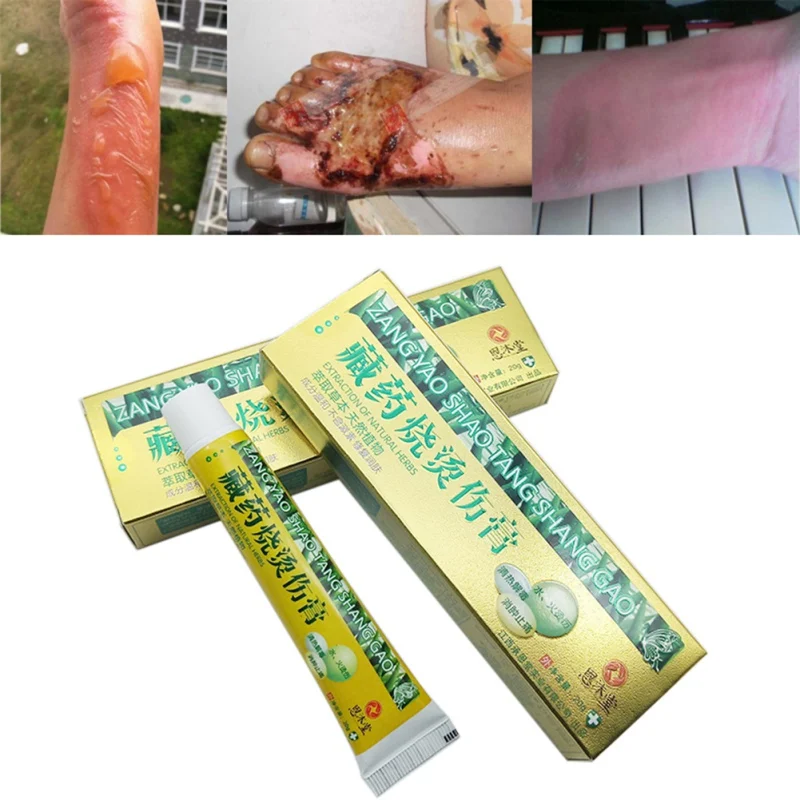 

Anti-infection Cream Antibacterial Burn Wound Care Ointment Burns Better Faster Inhibit Scar Tyrosinase Inhibition Formation