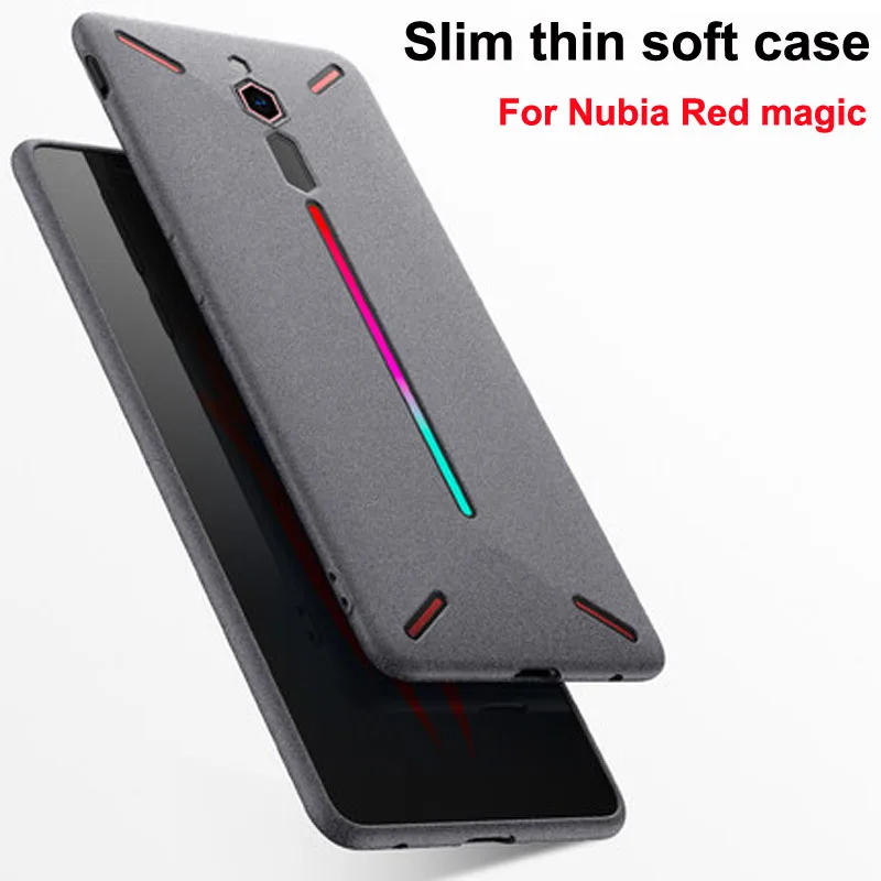 Для ZTE Nubia Red Magic 3 Чехол RedMagic NX629J NX619J мягкий чехол песчаника для NX609J Тонкий матовый