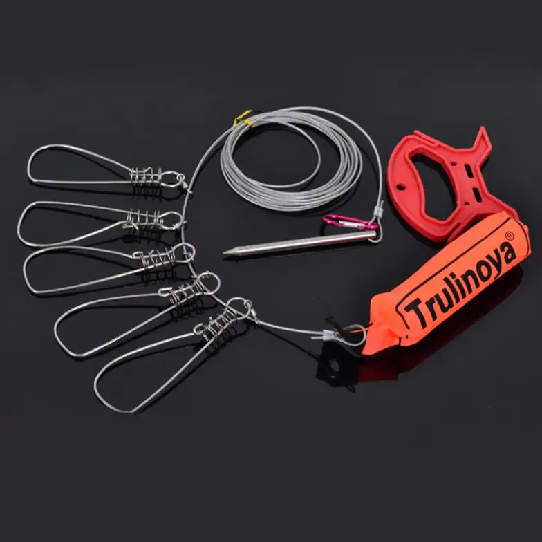 Tsurinoya 5 Metres 5 Locks Fishing Lock Buckle Stainless Steel Live