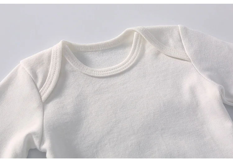 Одежда для новорожденных, однотонный комбинезон для маленьких девочек и мальчиков, белый комбинезон, комбинезон для малышей, маленький
