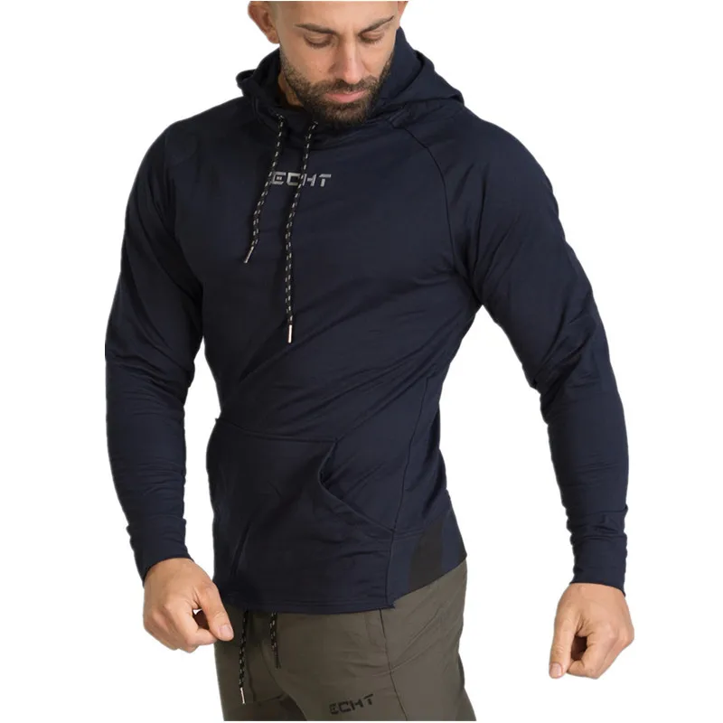 

2018 New Men Brand Hoodies Gyms Casual Fitness bodybuilding Sweatshirt Crossfit Sportswear Male Hooded Jacket Clothing