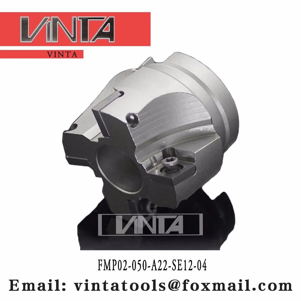 

Free shipping FMP02-050-A22-SE12-04 Indexable milling cutter milling tools facing cutter cutting Mached insert SEET120308PER