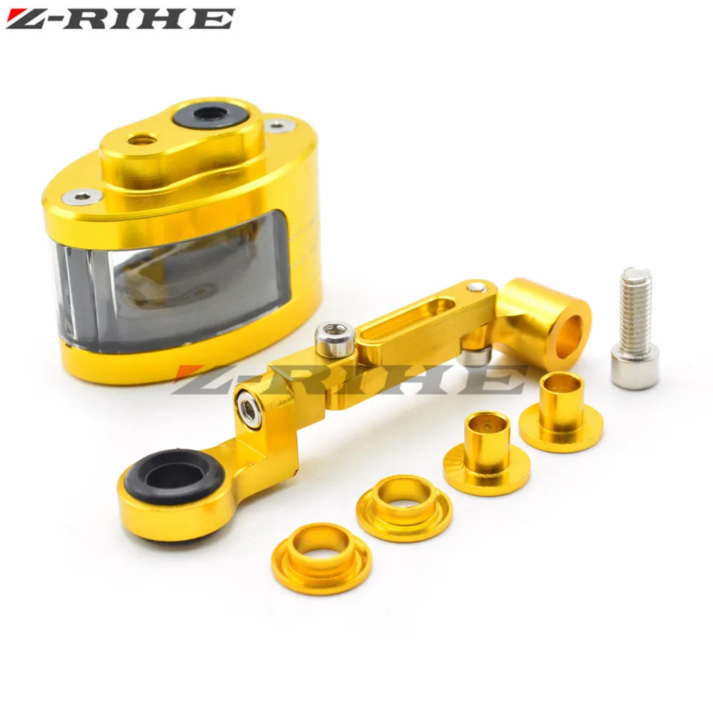 Motorcycle Motorbike CNC Brake Clutch Pump Oil Fluid Tank Reservoir Cup with Bracket Holder for