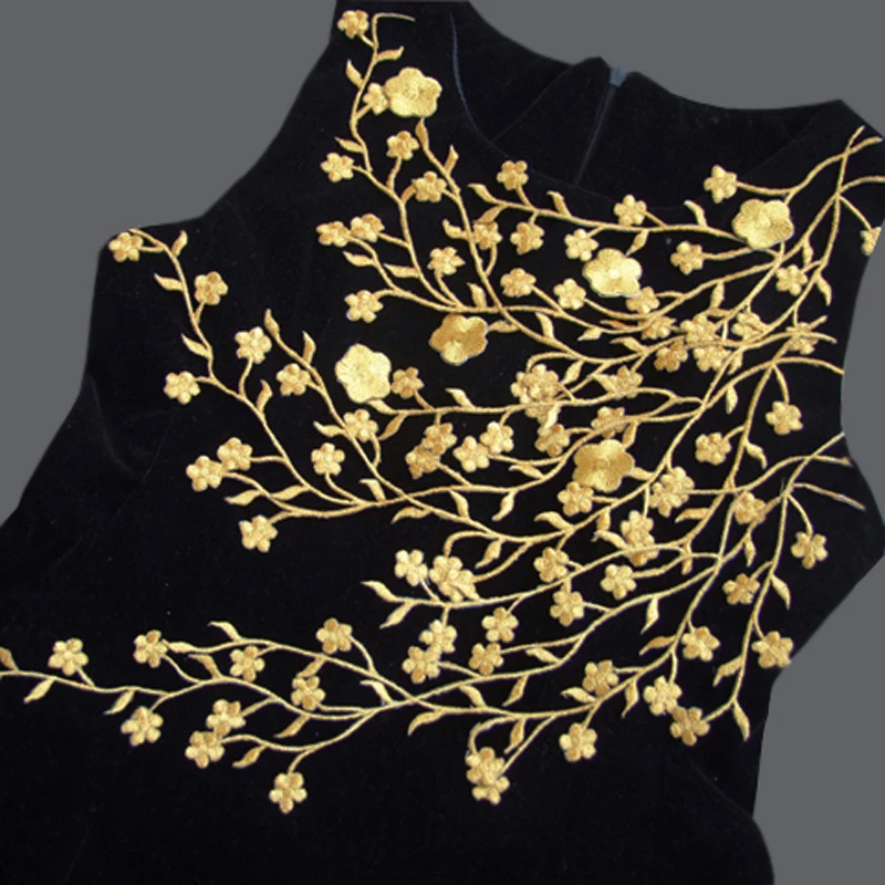

Leaf Embroidered Lace Patches Motif Venice Applique Sewing/Design Iron on Dress