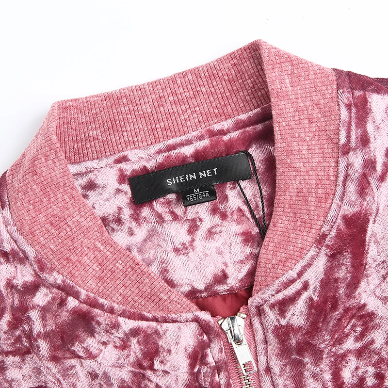 Fashion Pockets Velvet Coats Women Long Sleeve Slim Female Zippers Outwear Streetwear Brief Solid Fashion New Bomber Jackets Coats