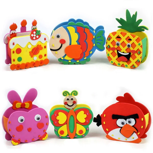 Creative Pen Container Handmade Eva Pen Holder Eva Foam Craft Material