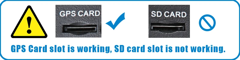 GPS card and SD card