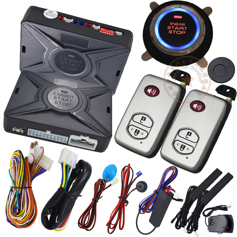 automobile car auto engine start stop system smart key
