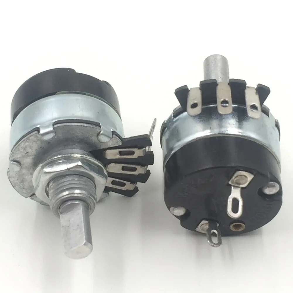 2pc A100K Ohm 100K Logarithmic Nolinear Potentiometer 2W ON/OFF Switch WH134-2 2pc A100K Ohm 100K Logarithmic Nolinear Potentiometer 2W ON/OFF Switch WH134-2