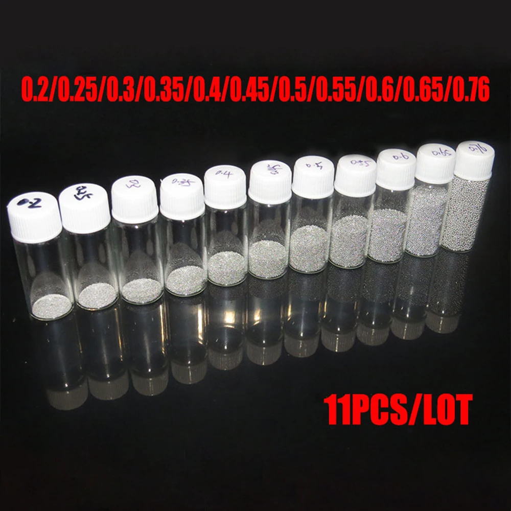 10 pieces/batch of leaded solder balls for bga tools0.2/ 0.25 / 0.3 / 0.35 / 0.4 / 0.45 / 0.5 / 0.55 / 0.6 / 0, 65 / 0.76 mm