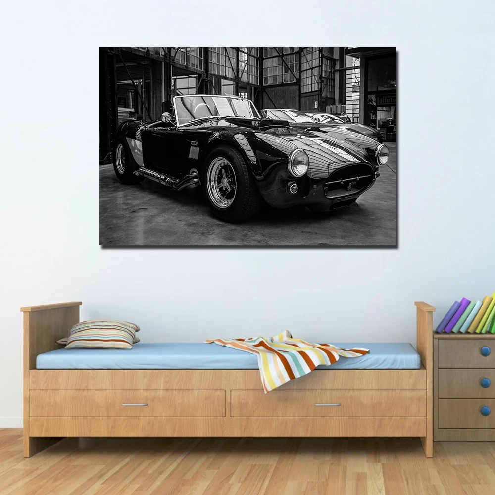 Shelby Cobra 427 классический супер автомобиль плакат настенные художественные картины для гостиной домашний декор в рамке холст живопись