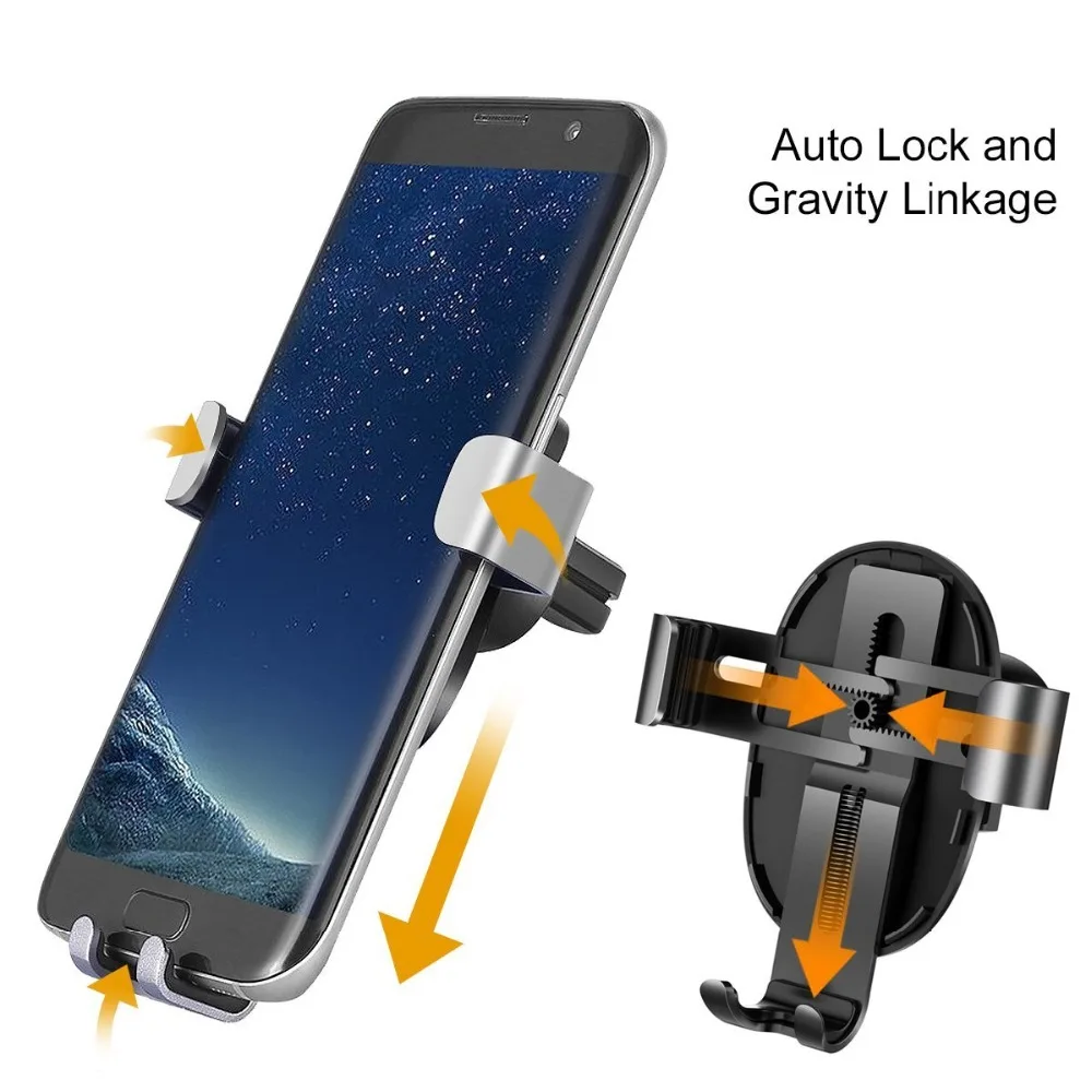 Suntaiho Universal Gravity Car Phone Holder for iPhone 8 7 X Air Vent Mount 360 Degree Stand for Samsung S9 S8 Plus Huawei P20 Suntaiho Universal Gravity Car Phone Holder for iPhone 8 7 X Air Vent Mount 360 Degree Stand for Samsung S9 S8 Plus Huawei P20