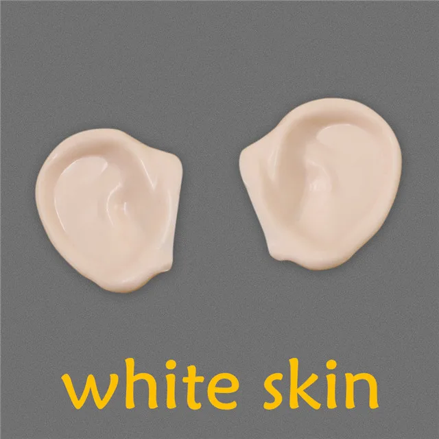 DBS blyth doll icy toy ears toy white natural tan dark and super black skin, only ears no doll 21