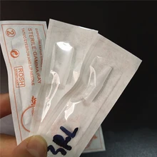 100 шт 3RL индивидуально упакованные иглы наконечники одноразовые Перманентный макияж игловое сопло колпачки для бровей Татуировка губ машина B