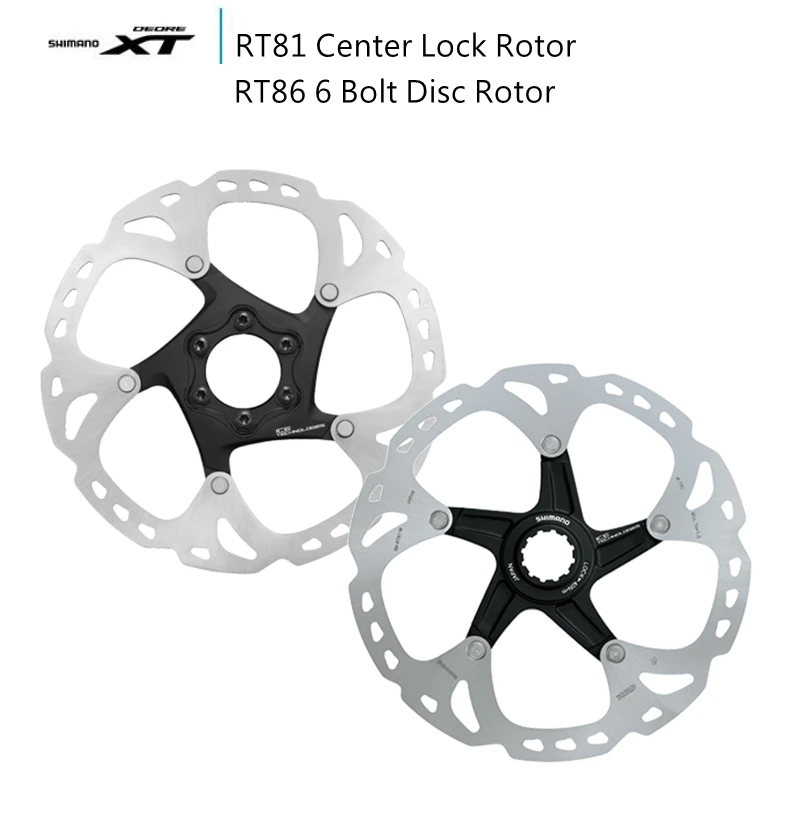 Shimano XT Гидравлический дисковый тормоз ротор RT54 RT64 RT81 RT86 SMRT-81 Центральный замок 160