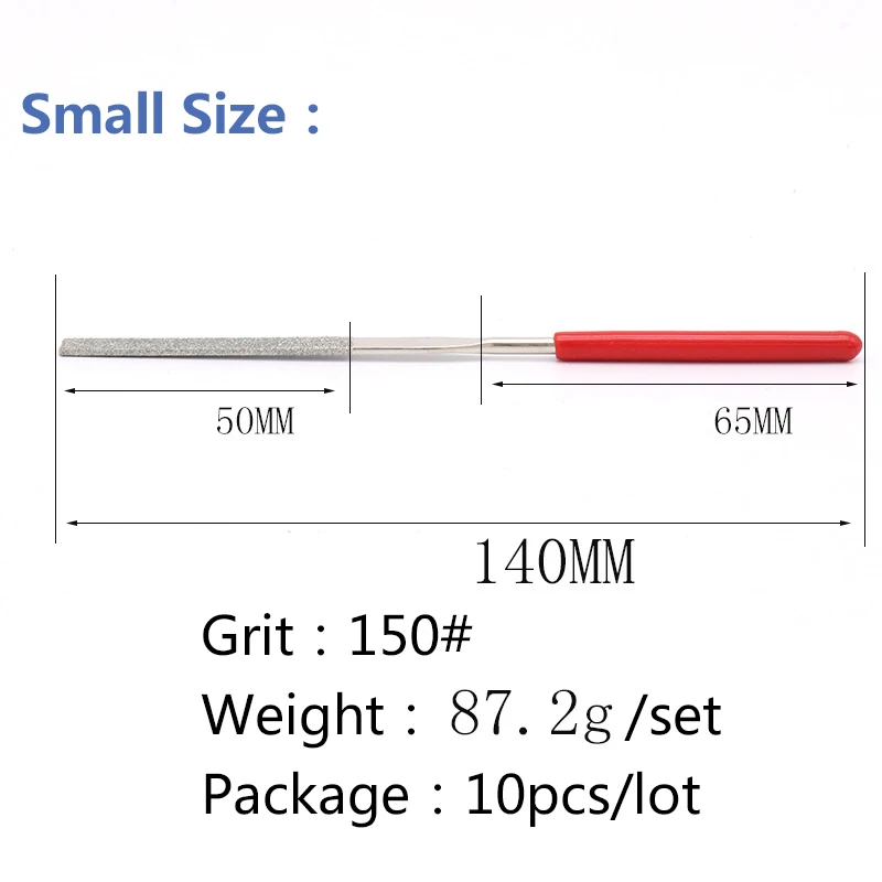 10 шт. 140/160/180 мм Ассорти Алмазное покрытие набор надфилей мини Рашпиль для Керамика Стекло Сталь хобби и ремесел ручной надфиль инструменты