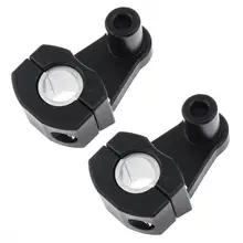 2 шт. CNC алюминиевый сплав мотоцикл регулируемая высота ручка кронштейн для XR650L/Suzuki V-Strom/BMW GS1150