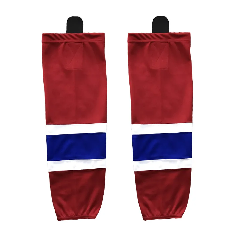 

EALER 100% Polyester Ice Hockey sport Socks Cheap Shin Guards For Team XW001 high quality men women