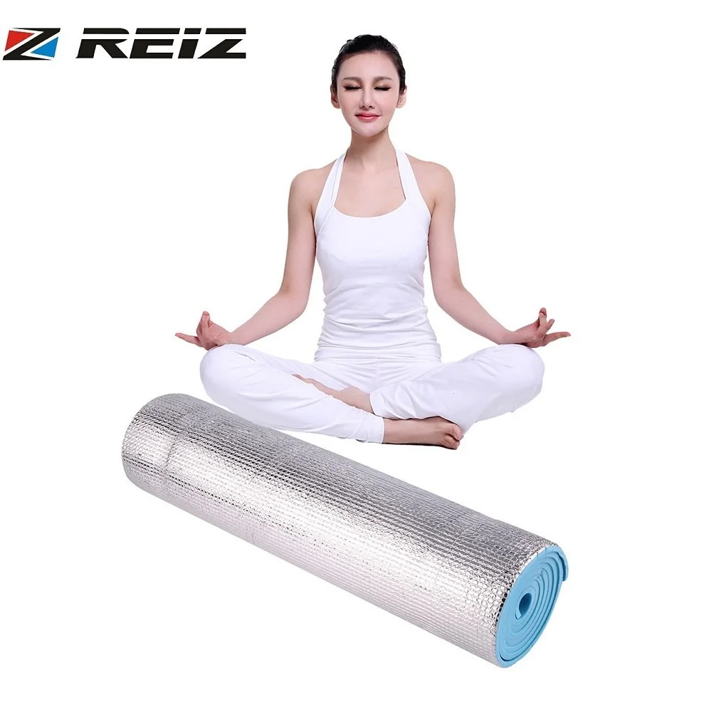 REIZ Waterproof Yoga Mat Non Slip 6mm Thick Body Building Health Lose Weight Exercise Gymnastics