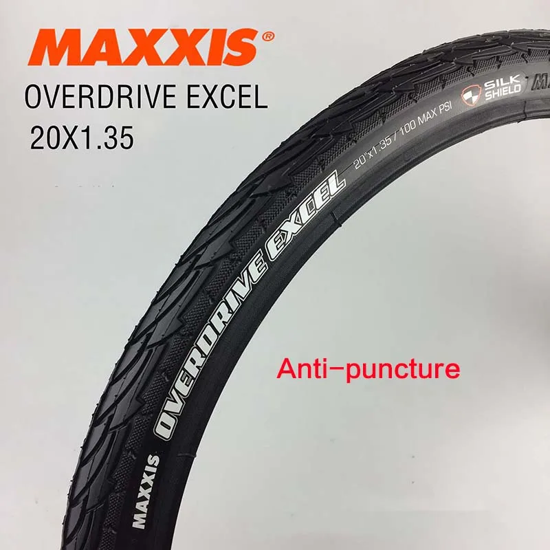 

MAXXlS OVERDRIVE EXCLE Bicycle Tire 20x1.35 380g Folding Anti Puncture Tires Ultralight 20er BMX Cycling Bike Tyres K2