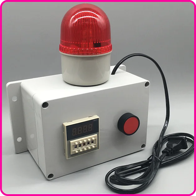 Time, timing alarm, timing sound light alarm reminder, machine
