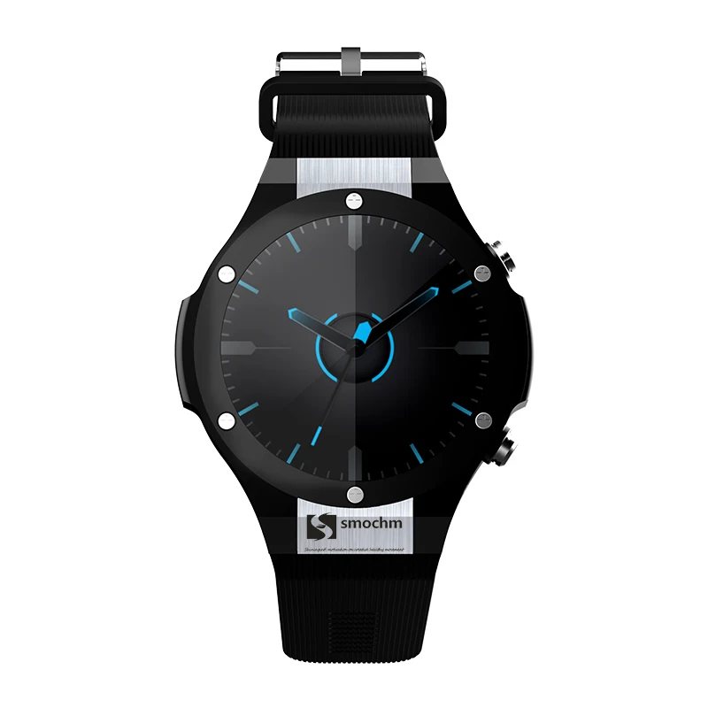 SMOCHM SK97 Android Sports WCDMA 3G Smart Watch 1GB RAM 8GB ROM Camera Heart Rate Monitor AMOLED Wifi Bluetooth GPS Navigation
