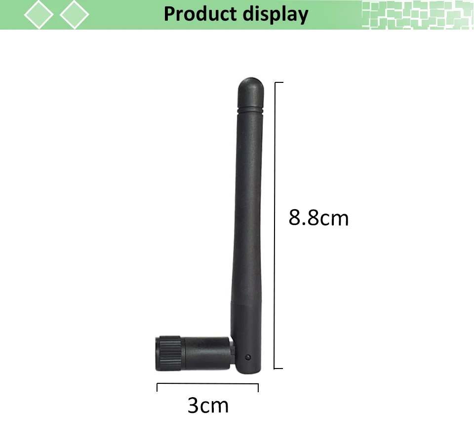 1 шт. 2,4 ГГц антенна wifi RP-SMA разъем 3dBi Wi fi 2,4G Antena+ IPX к RP-SMA Jack Мужской удлинитель косичка кабель