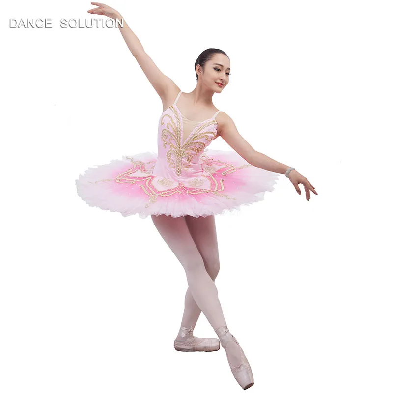 B17006 розовый professional балетная пачка с 10 слои tulles девушка и женщина сценические